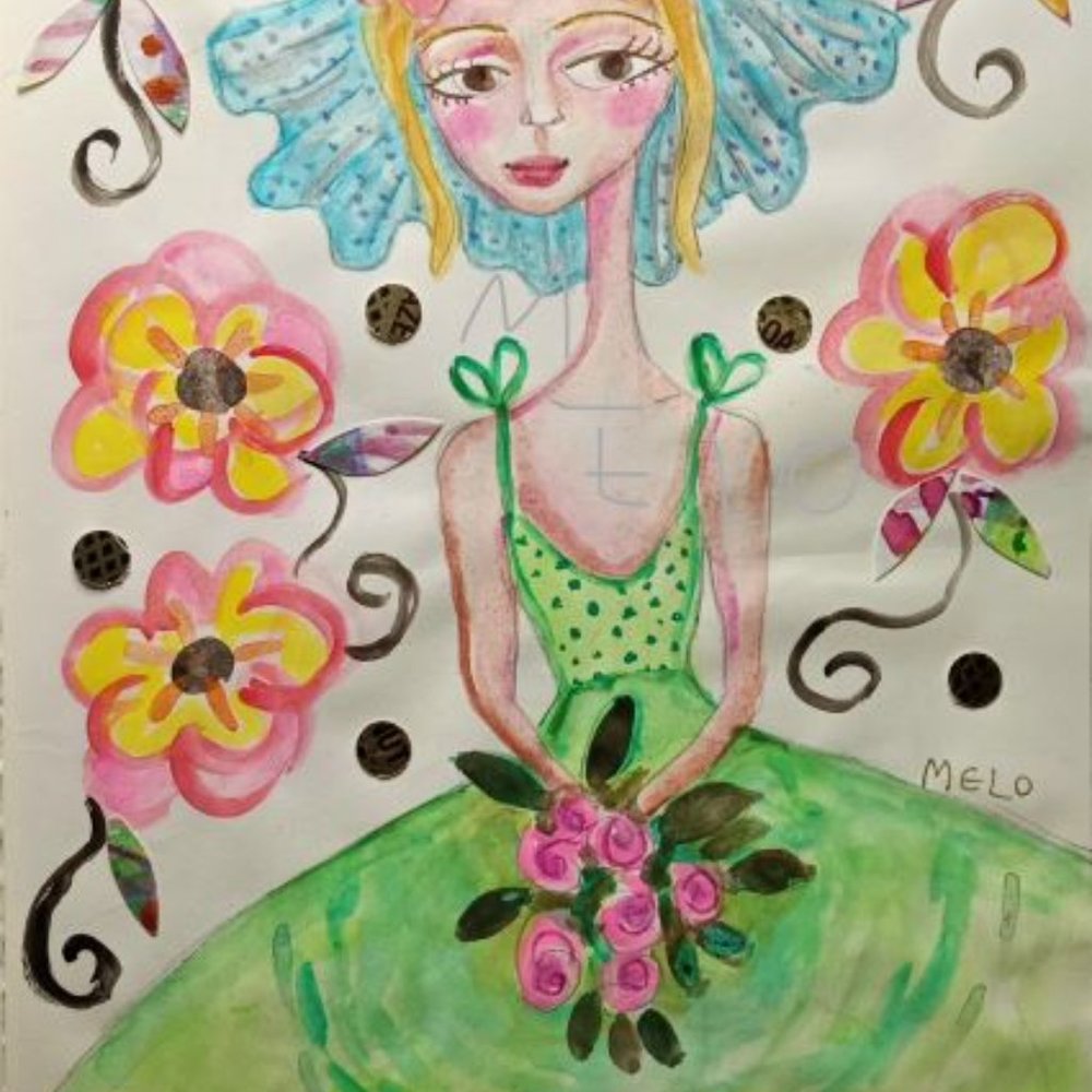 ORIGINAL Painting - The BRIDE